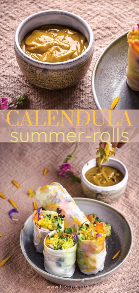 Calendula Summer Rolls