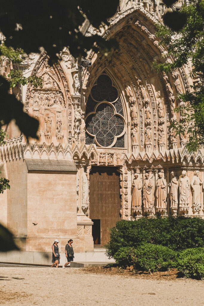 Cathedral Notre-Dame Reims, France, Entrance