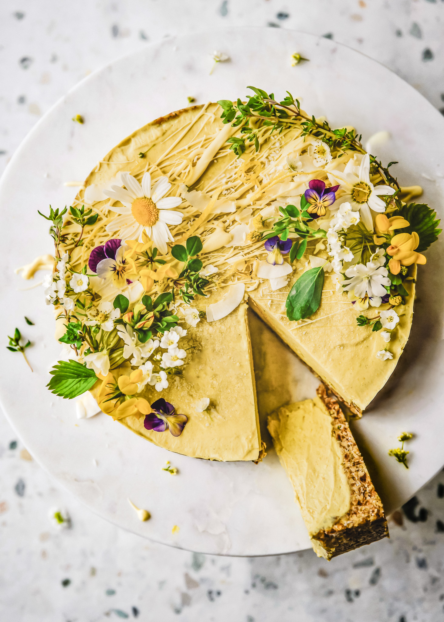 Easy Raw Vegan Lemon Cake