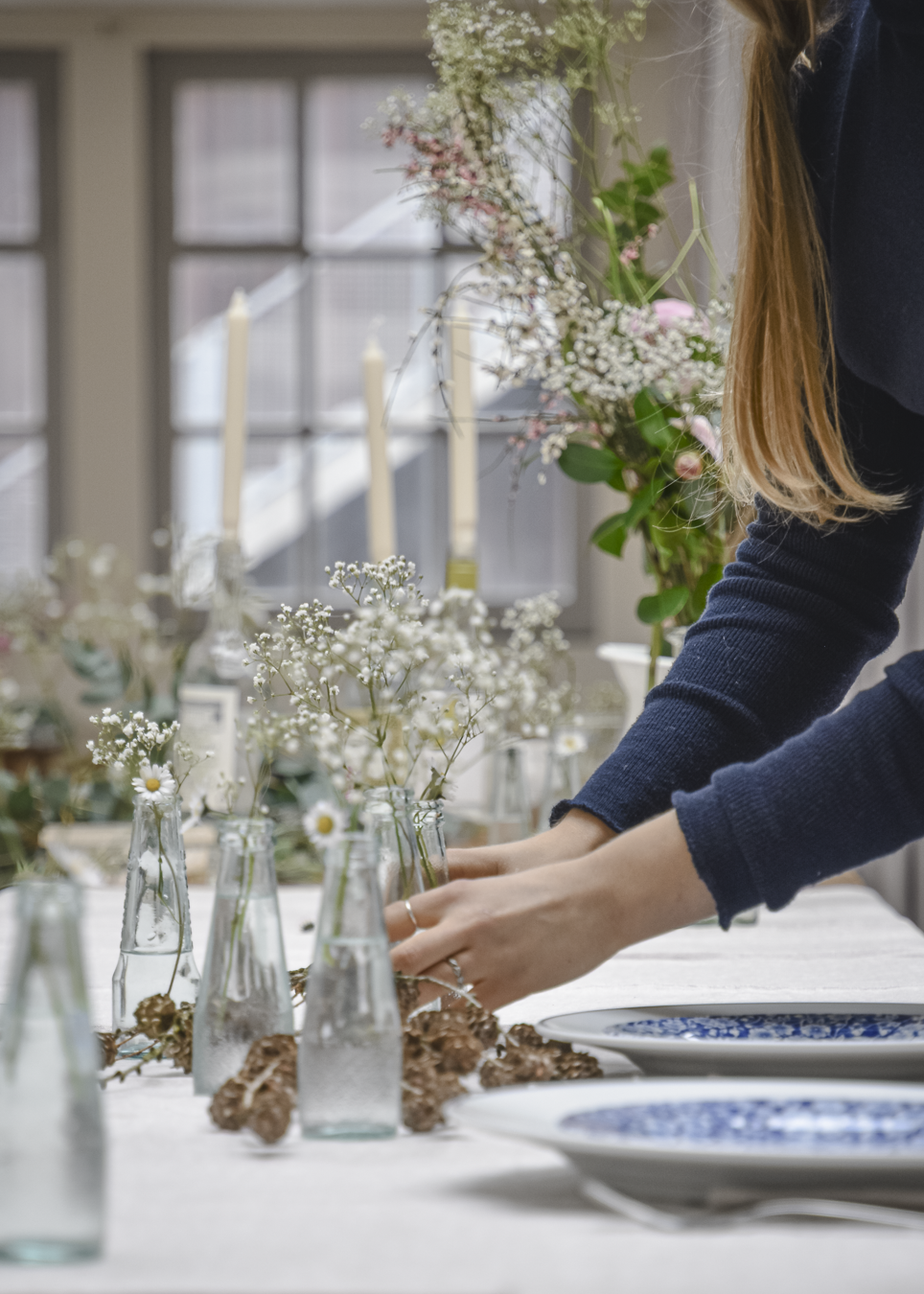Table setting at Smith and Smith with Fanny Frey